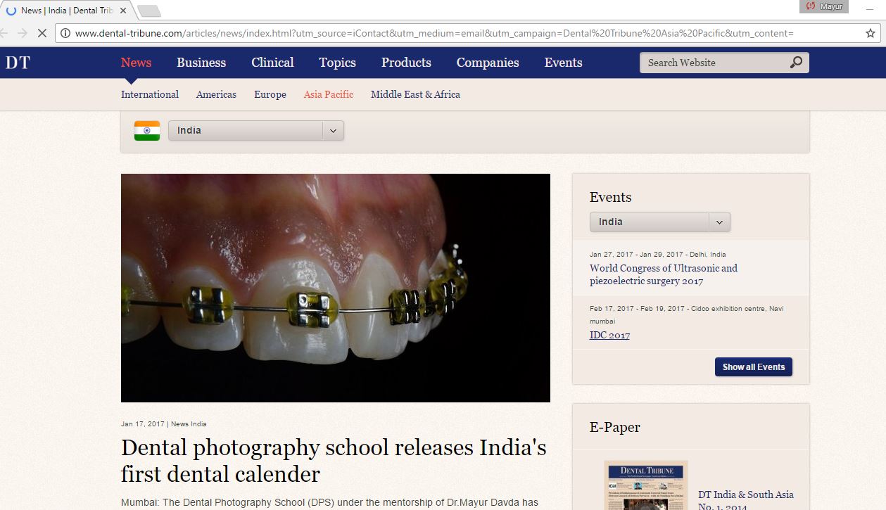Dental Photography School making headlines
