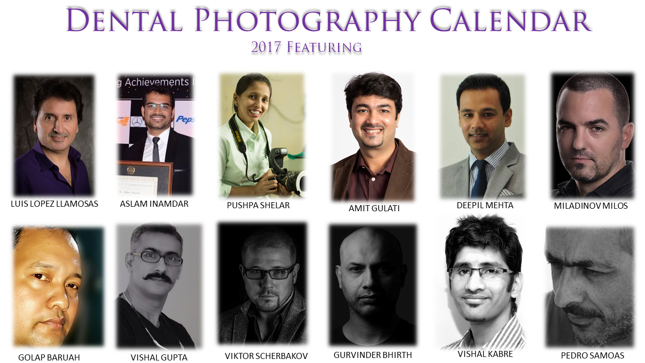 dental photography calendar 2017