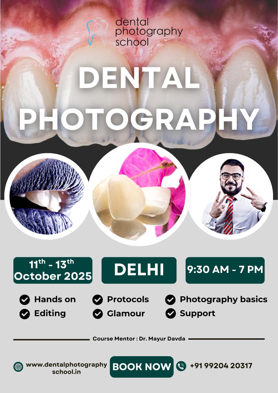 Learn. dental. photography with Dr Mayur Davda in Delhi